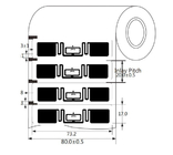 Inventory UHF RFID Sticker tag Customized printed Impinj Monza R6 R6-P chip tag Passive RFID 860~960 MHz UHF Sticker
