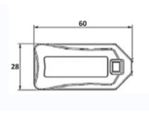 RFID UHF Lanyard tag , RFID reusable Cable tag , RFID zip tag HAT037 widely used in cylinders, tanks, kegs and tools