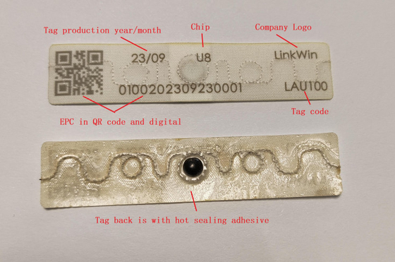 Streamlined Laundry Management RFID Laundry Tag Data Retention 10 Years