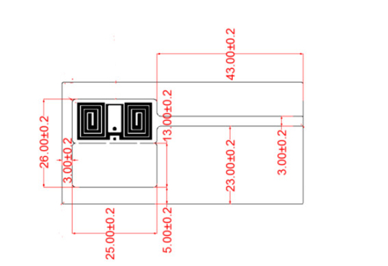 UHF RFID Jewelry label LAB103 , Passive Jewelry Tamper proof Tracking Security UHF Rfid Tag Jewellery Label