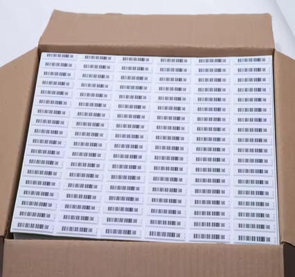 Retail Security Anti-Theft 58 KHz EAS Soft Tag Strips AM Soft Label Barcode Alarm Sticker for Shopping Mall ASC+chip Material