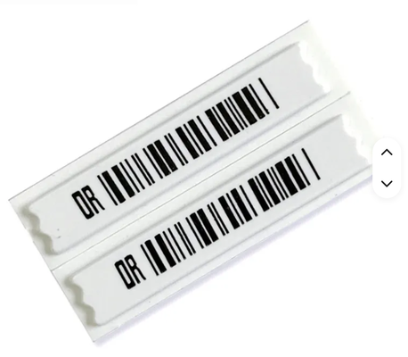 AM LABEL , Retail Security Anti-Theft 58 KHz EAS Soft Tag Strips AM Soft Label Barcode Alarm Sticker for Shopping Mall ASC+chip Material