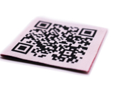 RFID UHF Nylon Care Labels For Clothing EPC 96 Bits Garment Care Label