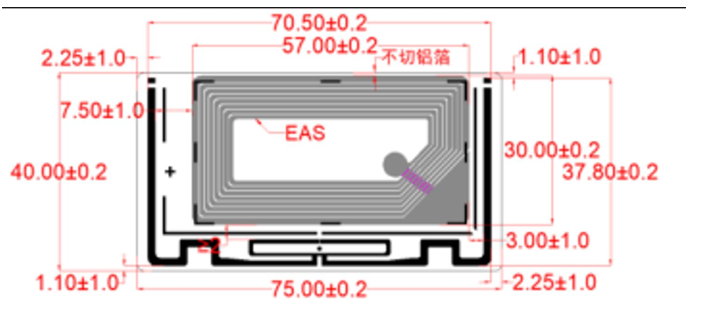 UHF RFID LABEL , RF+RFID LABEL , RF LABEL , RF PLUS RFID LABEL , RFID tag